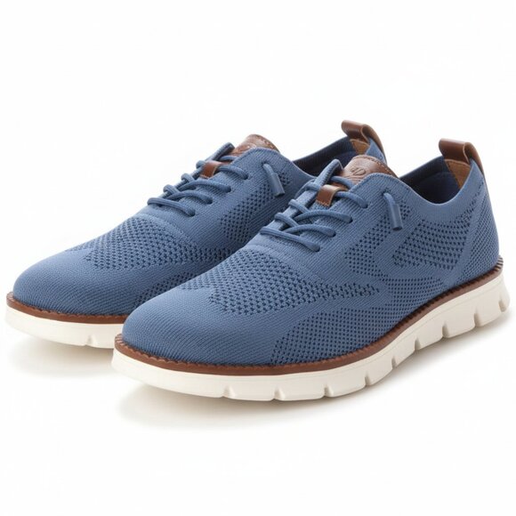 sachin and babi light blue dress Men's Black Dress Sneakers